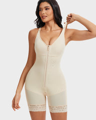 Tummy Control Butt Lifter Shaper with Zipper Crotch Fajas Colombianas