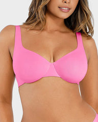 Underwire Adjustable Deep V-neck Bra